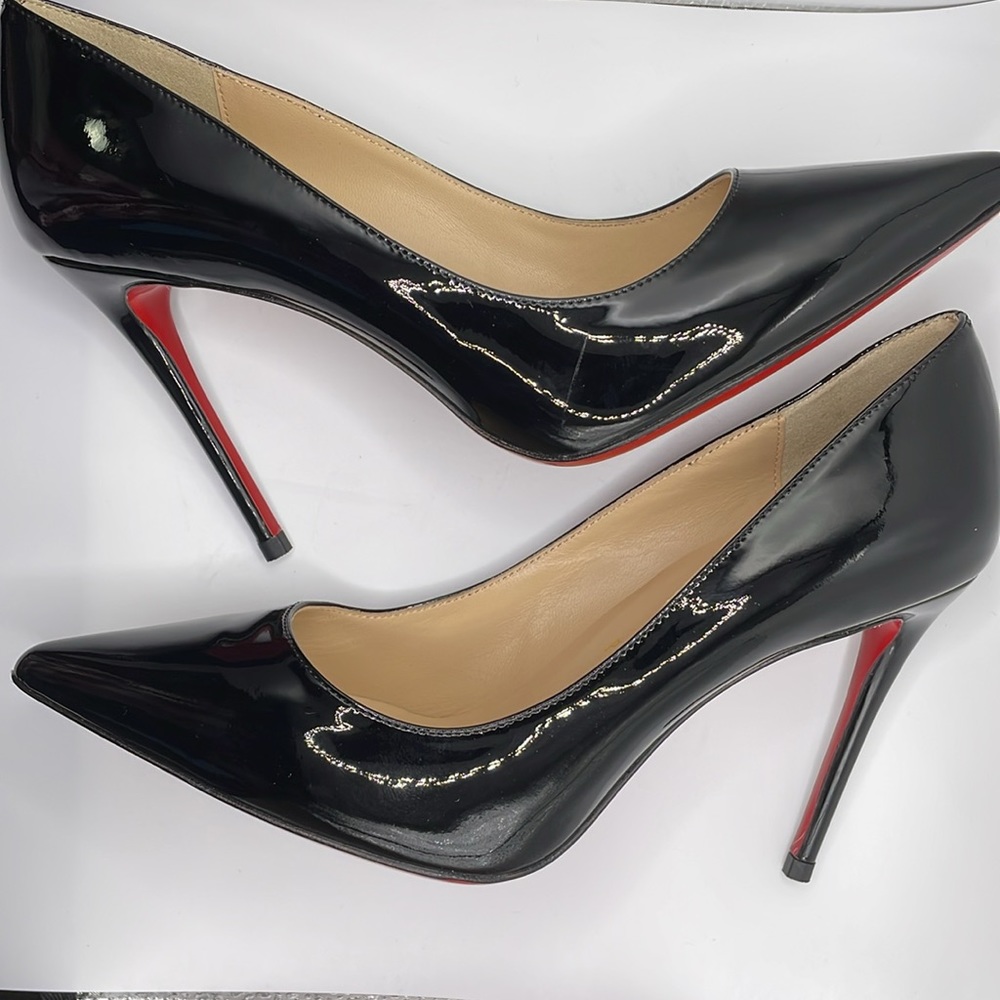 Christian Louboutin Black and Red Heels
